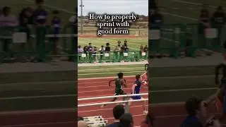 How to sprint with proper form #trackandfield #trackwork
