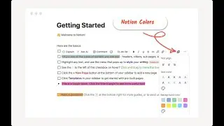 How to customize Colors and Align in Notion #notion #custom  #colors #alignment