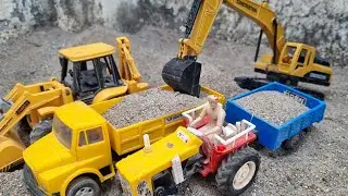 Toy car video !gadi wala cartoon #toys #jcb #jcbvideo #tractor #dumptruck 