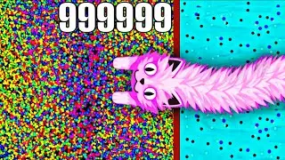 Snake Io 🐍 Bubblegum Vs Rainbow 🌈 + Multi Snake Snake Epic SnakeIo Gameplay #4