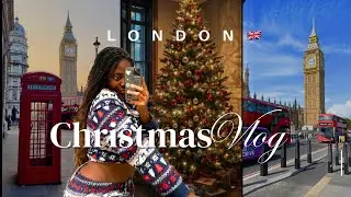 SOLO TRAVEL VLOG TO LONDON 🇬🇧 FOR CHRISTMAS 🎄 | International masters student