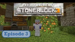 Minecraft Stoneblock3 Let's Play EP3 - Create Mod