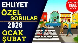 BU SORULAR &Ccedil;IKAR/ EHLİYET SINAV SORULARI 2026/ EHLİYET OCAK ŞUBAT SINAV SORULARI 2026 #ehliyet