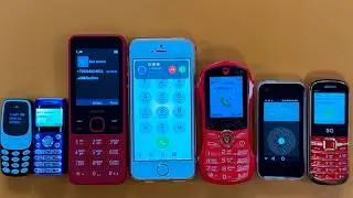 7 SMALL INCOMING CALL NOKIA 150 IPHONE SE BA NANO IPHONE MICRO FERRARI PHONE NOKIA NANO PEPSI PHONE