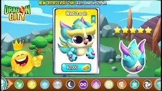 Dragon City: New WIND DRAGON x 1 MILLION GOLD [EXCLUSIVE DRAGON] 😱