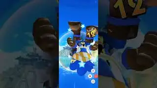 Playing Sonic dash