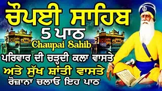 ਘਰ ਵਿੱਚ ਕੁਝ ਮਾੜਾ ਨਹੀਂ ਹੋਵੇਗਾ ਲਗਾਓ ਇਹ ਪਾਠ |ਚੌਪਈ ਸਾਹਿਬ ਪਾਠ|chaupai sahib |chaupai sahib nitnem