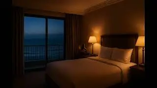 6 Hours of Luxury Hotel Room & Ocean Waves &mdash; Night Ambience for Sleep, Study & Relax