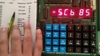 Multiplication of two 8 bit number on microprocessor kit