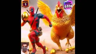 Brawl Star Rank 🔥| Giant chicken Vs Deadpool (Marvel Vs DC) #shorts #deadpool #marvel #ai
