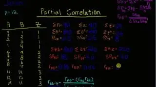 Partial Correlation: Part 1 - Calculating 