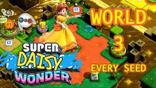 Collecting Every Seed in World 3 | Super Mario Bros Wonder Challenge