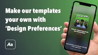 Aria Caption Demo [EN] - Make our templates your own with 'Design Preferences'