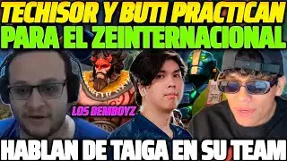😲 TECHISOR Y BUTI 😲 PRACTICAN PARA ZEINTERNACIONAL, HABLAN DE TAIGA QUE ESTARÁ EN SU TEAM BEMBOYZ 😱