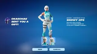 *NEW* Snowy Ops Fortnite Skin&hellip; 😍