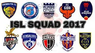 ISL 2017 all team squad l Hero ISL teams full player list 2017