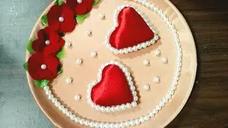 engagement plate decoration ideas/easy engagement ring tray decoration/rukhwat making at home