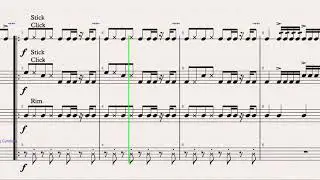 Hunk-a-Funk Drumline Cadence