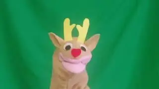 Tan Reindeer Free Green Screen Clip Compilation #1 (Baby Santa's Music Box Scenes)