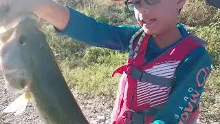 Samuel Large Mouth Bass PB!
