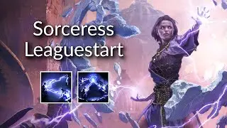 Lvl 1 to Maps - Lightning Sorceress Leaguestart Leveling