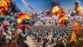 Irani Fighter Jets and Tanks Attack on Israeli Army Weapons Supply Convoy- GTA5