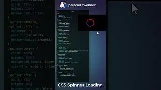 Most amazing CSS Spinner Loading Animation Effects. Do this!! 