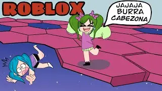 LAW ES UNA HACK3R *ME ENOJO CON ELLA*ME HACE PERDER🤬ROBLOX karola20 FALL BLOCK