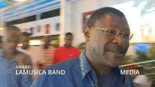 Ambro lamusica band Wetangula visited  the live concert  with great greetings to a fun of rhumba