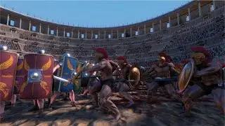 10,000 ROMANS VS 10,000 SPARTANS - COLOSSEUM BATTLE - Ultimate Epic Battle Simulator UEBS