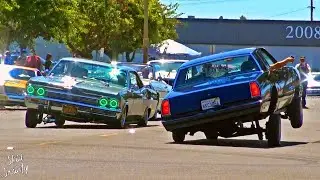 Classic Car Lowrider Cruise in Santa Ana California