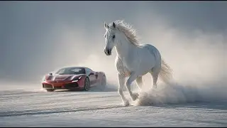 AI Cinematic Race  Horse vs Supercar &ndash; Short Film