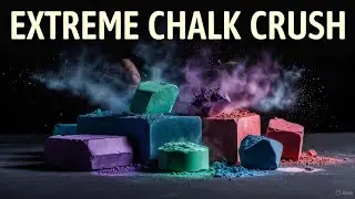 &ldquo;Which Color Breaks the Best?😳| Multi Color Chalk Crushing ASMR&rdquo; 