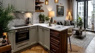 Timeless Parisian L-Shaped Kitchen: Minimalist Elegance & Slow Living Ideas