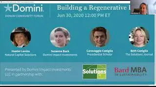 Building a Regenerative Economy