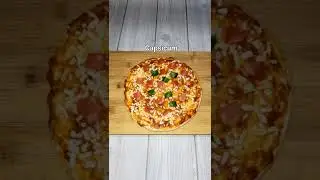 #Pizza Recipe With Readymade Base #Readymade pizza base 🍕 #Veg pizza #youtubeshorts #shorts.
