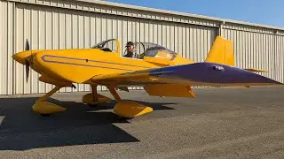 Jodi Solos the RV6A