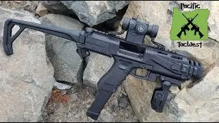 Улучшенная версия Glock: обзор KPOS Scout SBR: тест на стрельбище пистолета Glock 17 и 19 от FAB ...