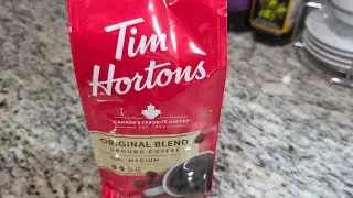 Tim Hortons Original Blend Coffee ASMR XII #asmr #coffee