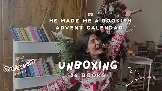 Unboxing 26 books for Christmas🎄📖 HUGE BOOK HAUL INDIA ||Christmas vlog part 2🎀✨