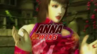 Tekken 5 &mdash; Анна Уильямс (Вступления и позы побед)