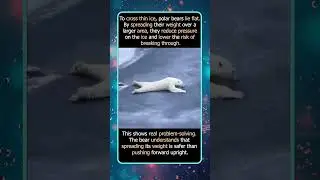 Why Polar Bears Lie Flat on Thin Ice