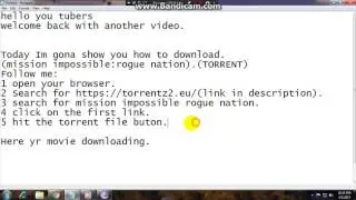 How to download mission impossible:rogue nation((TORRENT).