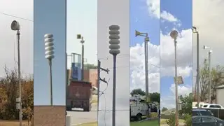Scary Tornado Siren Ambience - Moore, OK.
