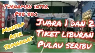 #badmintonfinal ... PEMAIN LEGEND IWAN DAMRI/H.POEDJO VS RIYON/P'AGUS
