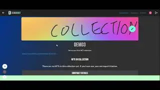 Set up your first NFT collection on ZeroMint.com NFT platform