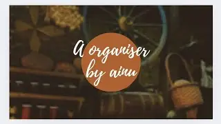 A organiser by ainu creative mind#craft#azlain#gift#journal#diy#ronaldo#organicer#music#cuddle cloud