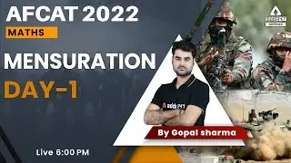 AFCAT 2 2022 |  AFCAT Maths Mensuration ( Part-1 ) | AFCAT Maths Preparation 2022 | By Gopal Sir