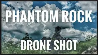 Drone shot of Phantom Rock Wayanad