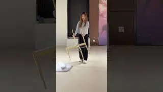 Gold Folding Chair--Sleek and Modern Design